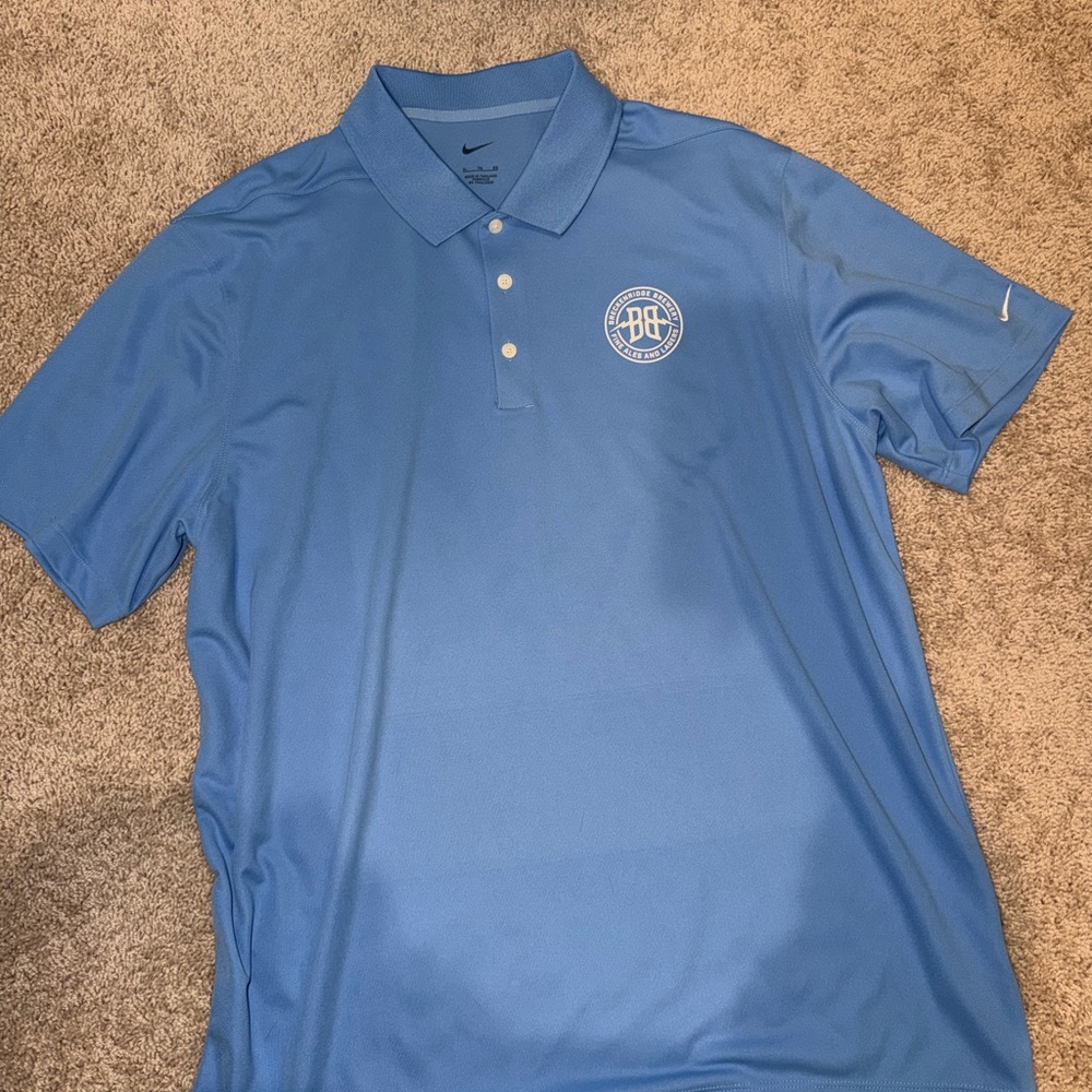 Nike Men's Light Blue Polo Shirt
